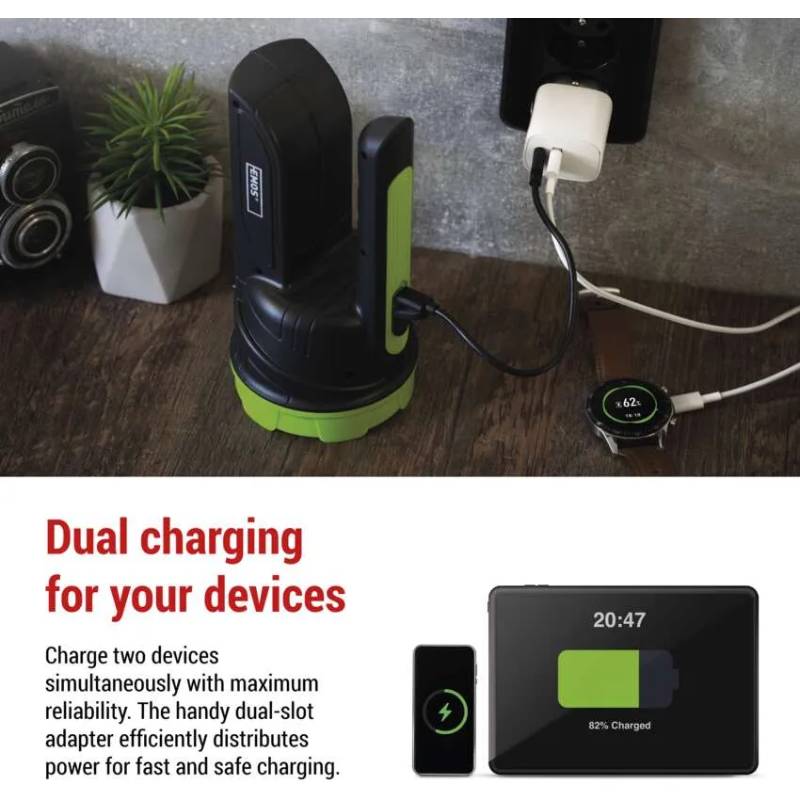 Сетевое зарядное устройство EMOS V02B15 USB-C USB-A 15W 220V Фото Сетевое зарядное устройство EMOS V02B15 USB-C USB-A 15W 220V