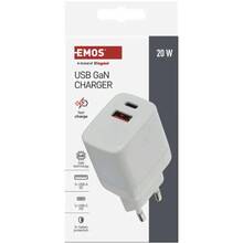 Сетевое зарядное устройство EMOS GAN PD 20W 220V Сетевое зарядное устройство EMOS GAN PD 20W 220V