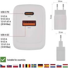 Сетевое зарядное устройство EMOS GAN PD 20W 220V Сетевое зарядное устройство EMOS GAN PD 20W 220V