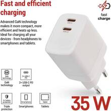 Сетевое зарядное устройство EMOS V03G35 GAN PD 35W 220V Сетевое зарядное устройство EMOS V03G35 GAN PD 35W 220V