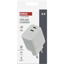 Сетевое зарядное устройство EMOS V03G35 GAN PD 35W 220V Сетевое зарядное устройство EMOS V03G35 GAN PD 35W 220V