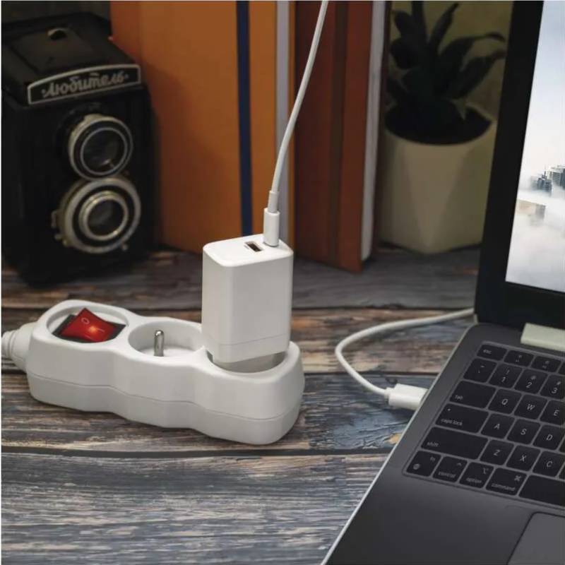 Сетевое зарядное устройство EMOS V04G45 GAN PD 45W 220V Заказать Сетевое зарядное устройство EMOS V04G45 GAN PD 45W 220V