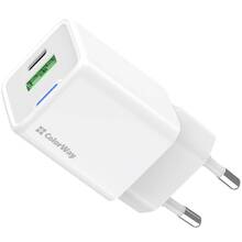 Сетевое зарядное устройство COLORWAY GaN Mini 20W (CW-CHS062PD-WT)