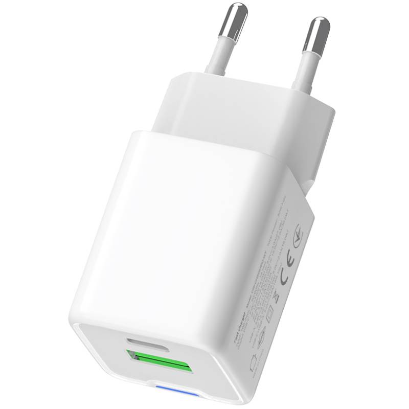 Сетевое зарядное устройство COLORWAY GaN Mini 20W (CW-CHS062PD-WT) Выходной разъем USB Type-C