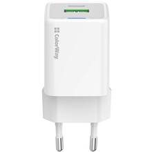 Сетевое зарядное устройство COLORWAY GaN Mini 20W (CW-CHS062PD-WT)
