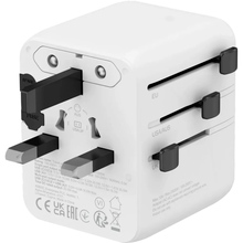 Зарядний пристрій CANYON OnTour 20 Travel Adapter EU/UK/US/AUS 20W White (CNS-TA20W1005W)