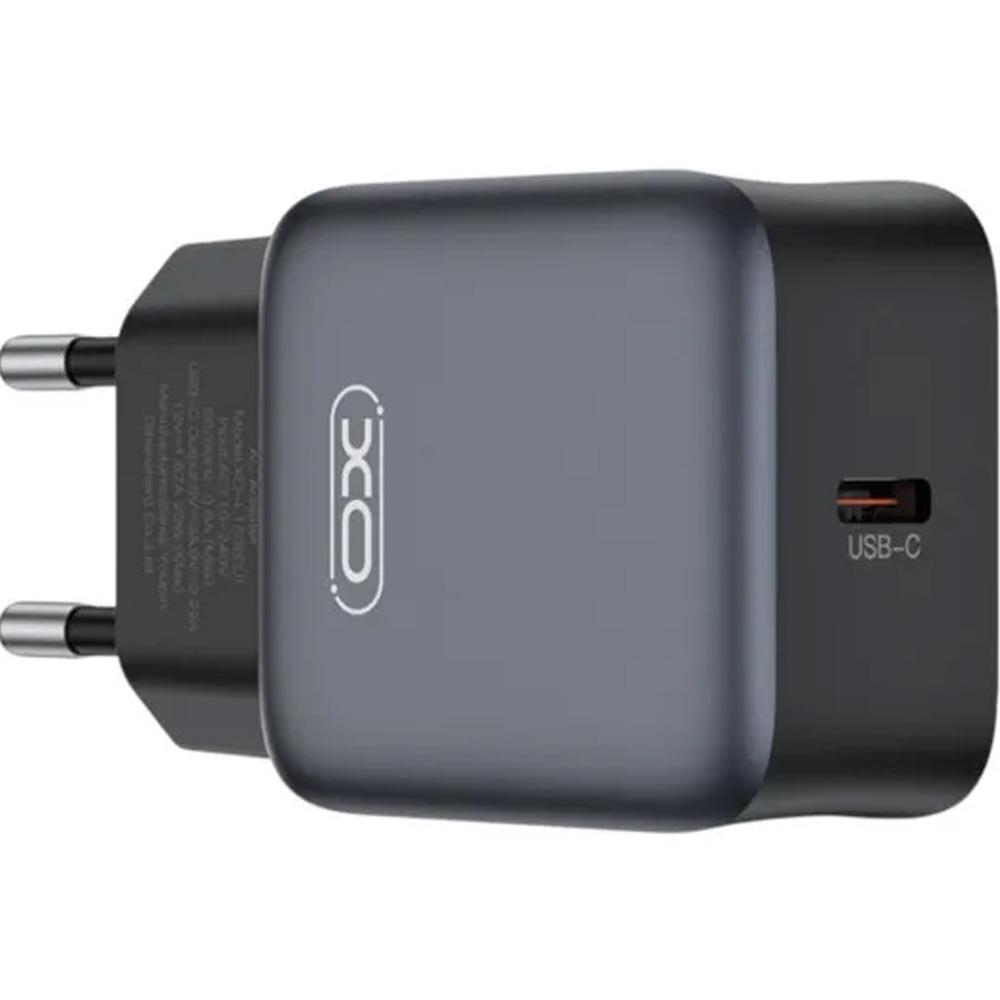 Сетевое зарядное устройство XO L155 - 30W Black (L155_Black) Мощность 30