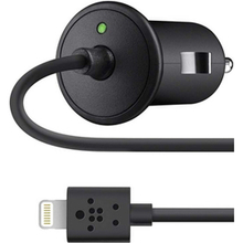 Автомобильное зарядное устройство BELKIN USB Charger (LIGHTNING сable, USB 1Amp)