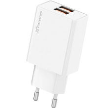 Сетевое зарядное устройство GRAND-X 2 USB 5V/ 2.1A White (CH-15W)