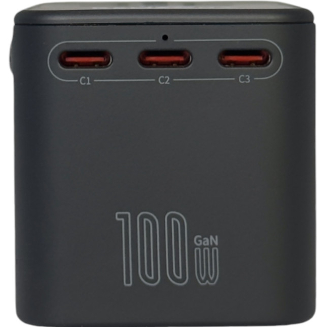 Зарядний пристрій REMZONA GaN Universal 100W (CH1ACCC-01BK) Зарядний пристрій REMZONA GaN Universal 100W (CH1ACCC-01BK) Потужність 100