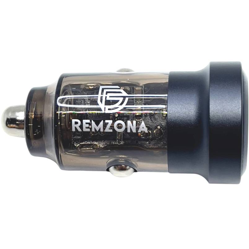 Автомобильное зарядное устройство REMZONA Treneas 15W CCAA-05BK 2USB 3A 15W Black (6914067490220) Мощность 15