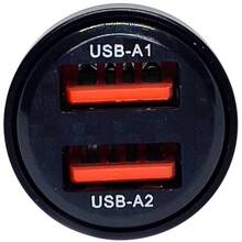 Автомобильное зарядное устройство REMZONA Treneas 30W CCAA-06BK 2USB 3A 30W Black (6914067490329)