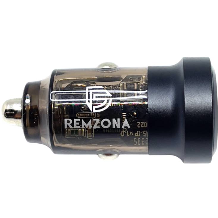 Автомобільний зарядний пристрій REMZONA Treneas Acey 30W CCAC-02BK USB+Type-C 3A 30W Black (6914067490428) Тип автомобільний зарядний пристрій