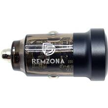 Автомобільний зарядний пристрій REMZONA Treneas Acey 30W CCAC-02BK USB+Type-C 3A 30W Black (6914067490428)