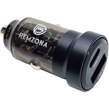 Автомобильное зарядное устройство REMZONA Treneas Acey 45W CCAC-03BK USB+Type-C 5A 45W Black (6914067490527)