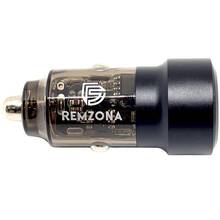 Автомобильное зарядное устройство REMZONA Treneas Acey 60W CCAC-04BK USB+Type-C 3A 60W Black (6914067490626)