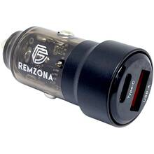 Автомобильное зарядное устройство REMZONA Treneas Acey 60W CCAC-04BK USB+Type-C 3A 60W Black (6914067490626)