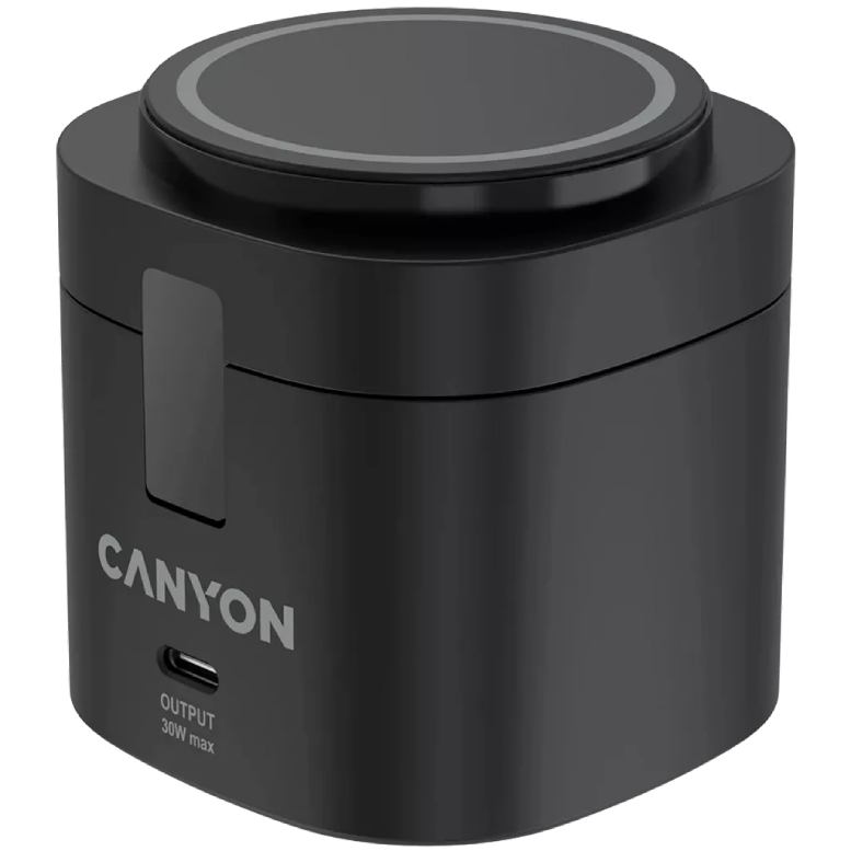 Беспроводное зарядное устройство CANYON OnCharge 405 с адаптером Black (CNS-WCS405B)