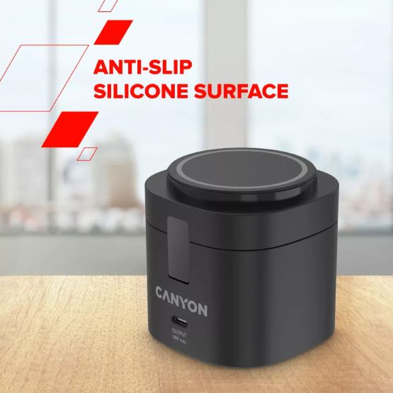 Беспроводное зарядное устройство CANYON OnCharge 405 с адаптером Black (CNS-WCS405B) Тип беспроводное зарядное устройство