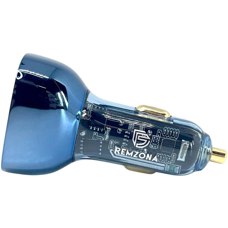 Автомобильное зарядное устройство REMZONA Treneas Acey 130W CCAC-06BL USB+Type-C 5A 130W Blue (6914067490824) Автомобильное зарядное устройство REMZONA Treneas Acey 130W CCAC-06BL USB+Type-C 5A 130W Blue (6914067490824) Мощность 130