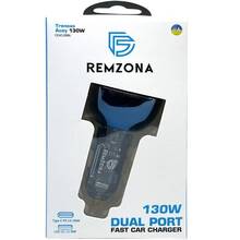 Автомобильное зарядное устройство REMZONA Treneas Acey 130W CCAC-06BL USB+Type-C 5A 130W Blue (6914067490824) Автомобильное зарядное устройство REMZONA Treneas Acey 130W CCAC-06BL USB+Type-C 5A 130W Blue (6914067490824)