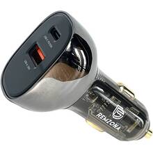 Автомобильное зарядное устройство REMZONA Treneas Acey 130W CCAC-06BK USB+Type-C 5A 130W Black (6914067491029)