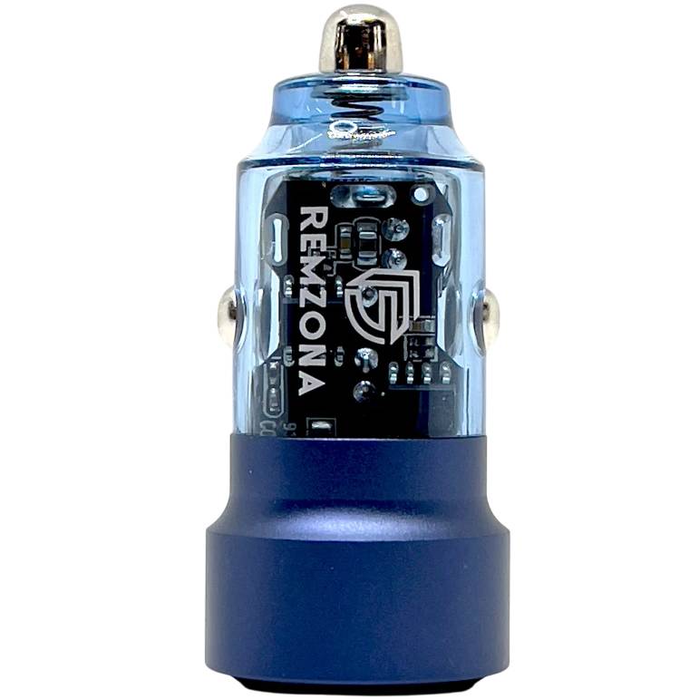 Автомобильное зарядное устройство REMZONA Treneas Acey 60W CCAC-04BL USB+Type-C 3A 60W Blue (6914067491128) Мощность 60