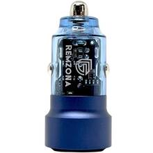 Автомобильное зарядное устройство REMZONA Treneas Acey 60W CCAC-04BL USB+Type-C 3A 60W Blue (6914067491128)