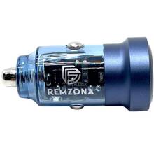 Автомобильное зарядное устройство REMZONA Treneas 30W CCAA-06BL 2USB 3A 30W Blue (6914067491425)