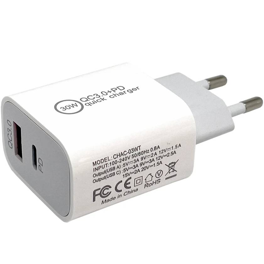 Сетевое зарядное устройство REMZONA Giwell Acey 30W CHAC-03WT (6924436491628) Выходной разъем USB 