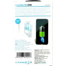 Сетевое зарядное устройство REMZONA Giwell One C2 CHC-02WT PD20W (6934067820247)