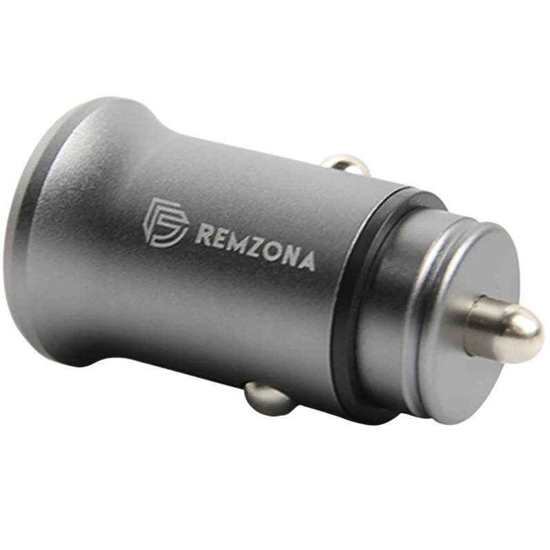 Автомобильное зарядное устройство REMZONA Meneas 15W CCAA-03GR 2USB 3.1A 15W Gray (6934247659452) Мощность 15