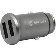 Автомобильное зарядное устройство REMZONA Meneas 15W CCAA-03GR 2USB 3.1A 15W Gray (6934247659452)
