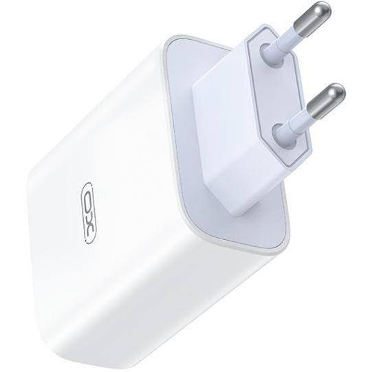 Зарядний пристрій XO L128U + кабель USB Type-C 1м White Тип мережевий зарядний пристрій