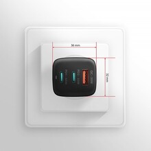 Сетевое зарядное устройство AXAGON 65W Black (ACU-DPQ65)