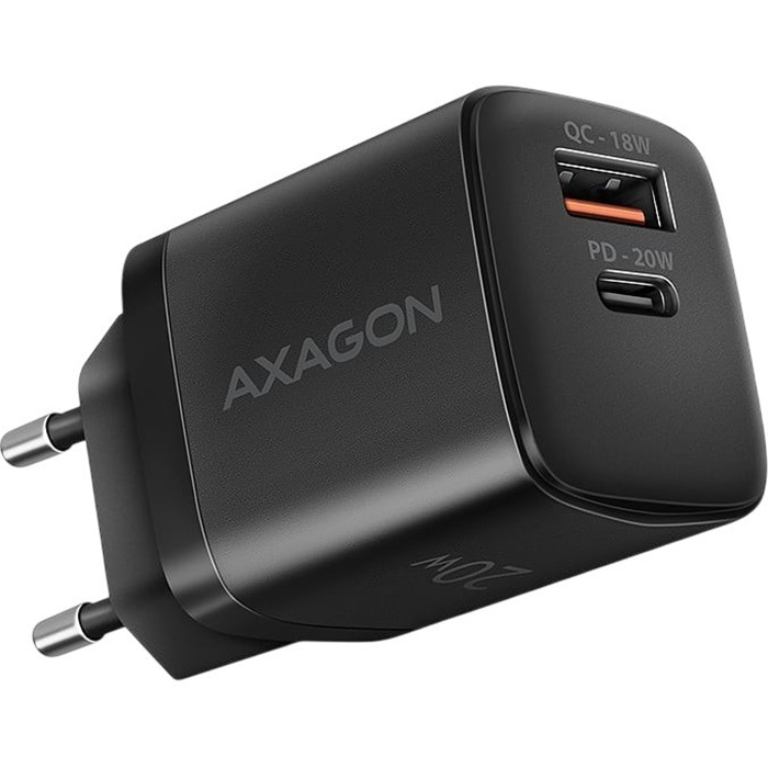 Сетевое зарядное устройство AXAGON 20W Black (ACU-PQ20)