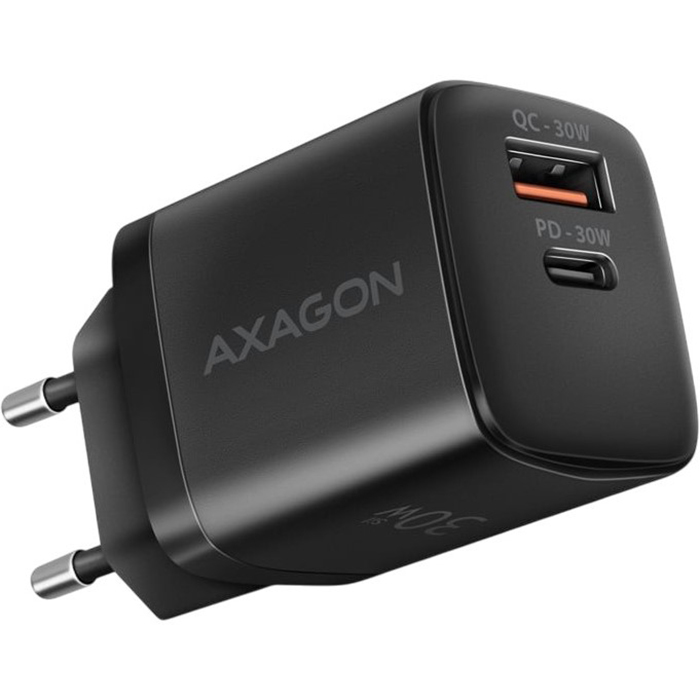 Сетевое зарядное устройство AXAGON 30W Black (ACU-PQ30)