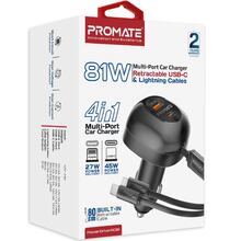Автомобильное зарядное устройство PROMATE PowerDrive-RCI81 Black (powerdrive-rci81)