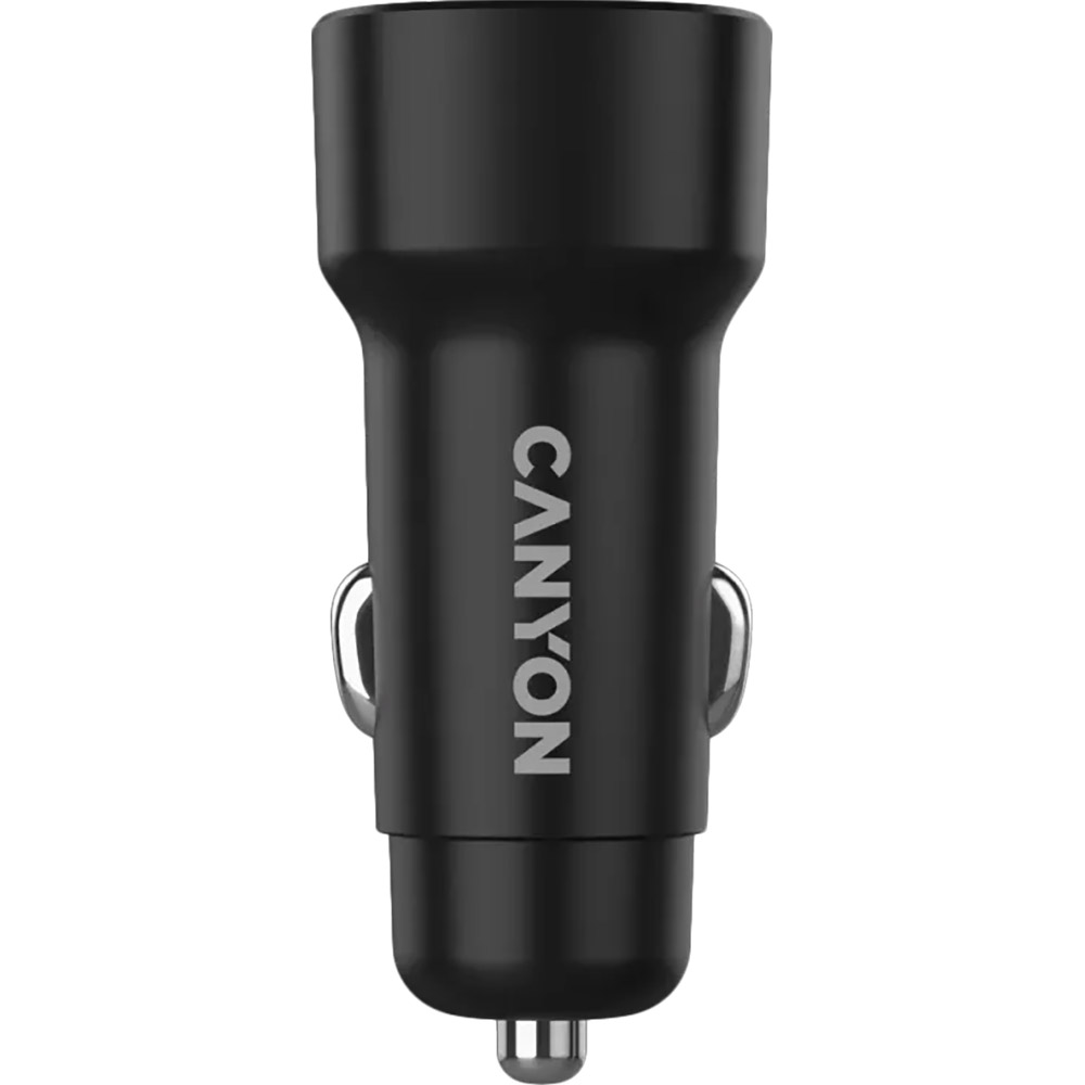 Автомобильное зарядное устройство Canyon OnDrive 24 24W 2xUSB-A Black (CNE-CCABR2AA)