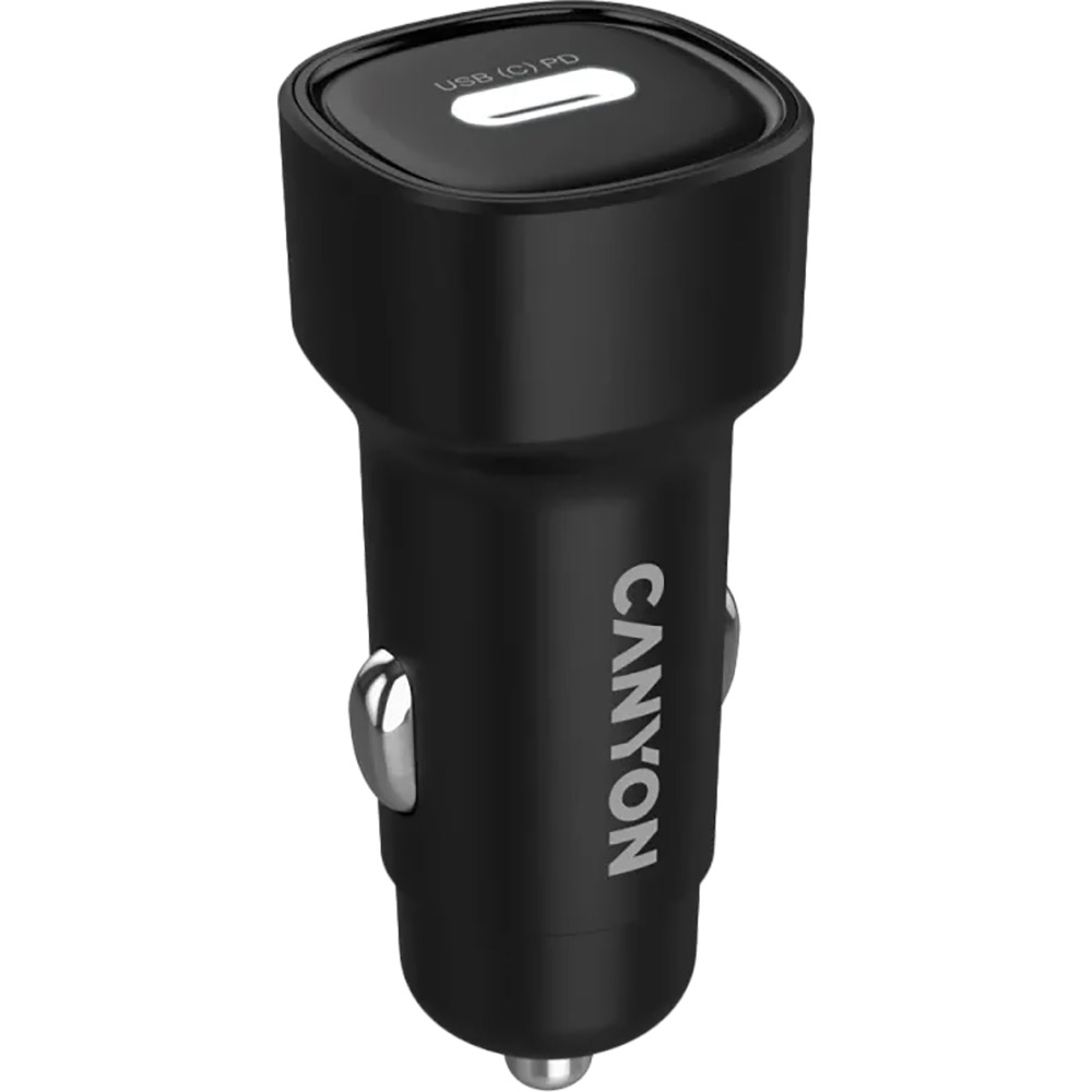 Автомобильное зарядное устройство Canyon OnDrive 30 PD 30W USB-C Black (CNE-CCABR2C) Тип автомобильное зарядное устройство