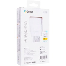 Сетевое зарядное устройство GELIUS Stratus 45W White (GP-HC068)