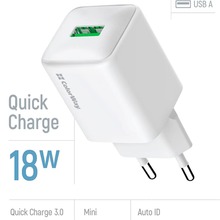 Зарядний пристрій COLORWAY 18W V2 White (CW-CHS063Q-WT)