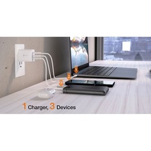 Сетевое зарядное устройство J5CREATE GaN 65W White (JUP3365E-EN)