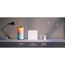 Сетевое зарядное устройство J5CREATE GaN 65W White (JUP3365E-EN)