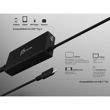 Сетевое зарядное устройство J5CREATE JUP2290C-EN Black