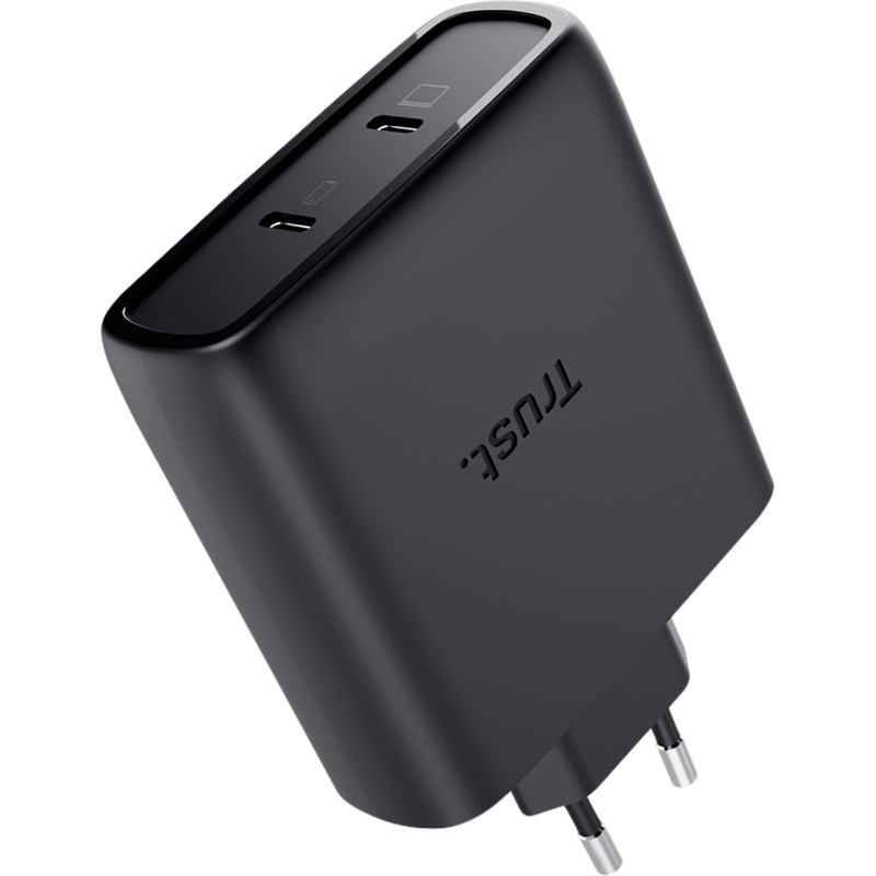 Зарядний пристрій TRUST Maxo 100W GaN Black (25527) Тип мережевий зарядний пристрій