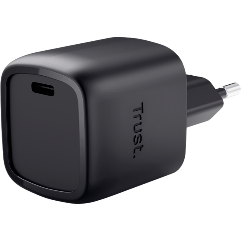 Зарядний пристрій TRUST Maxo 30W GaN Black (25519) Потужність 30