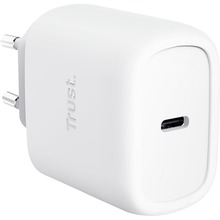 Зарядний пристрій TRUST Maxo 45W GaN White (25522)