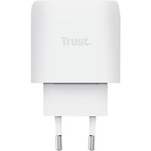 Зарядний пристрій TRUST Maxo 45W GaN White (25522)