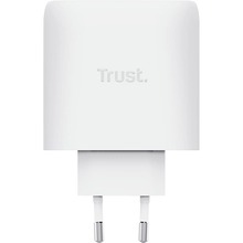 Сетевое зарядное устройство TRUST Maxo 65W GaN White (25524)